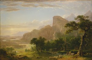 Landschaftsszene aus Thanatopsis, 1850