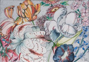 Durcheinandergebrachte Blumen, 1991