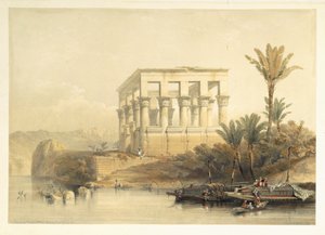 Der Hypäthral-Tempel in Philae, genannt das Bett des Pharao, Tafel 65 aus Band II von 