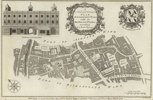 Karte des Lime Street Ward, London