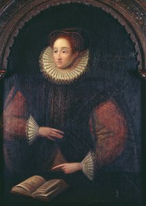 Porträt einer Dame, von der angenommen wird, dass sie Elisabeth I. (1533-1603) ist, ca. 1580