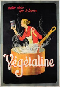 Plakat für Vegetaline-Margarine
