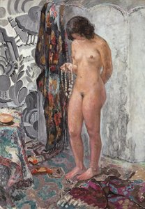 Stehender Akt mit Halskette, ca. 1923