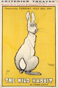 Das Wildkaninchen-Poster, 1899