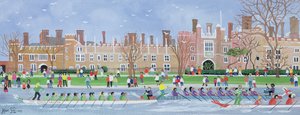 Drachenbootrennen in Hampton Court, 1993