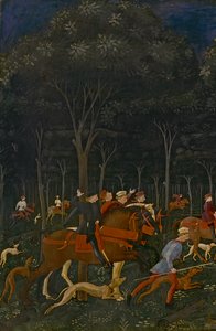 Die Jagd im Wald, ca. 1465-70