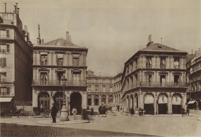 Der alte Bahnhof Saint-Lazare (s/w Foto) von (after) French Photographer