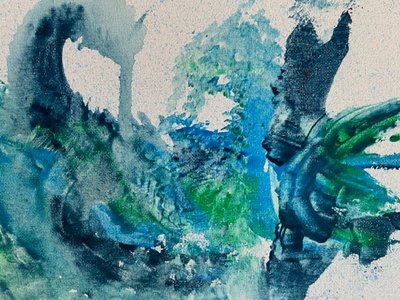 DER SCHWANN UND DIE WASSERFEE von ManuC.