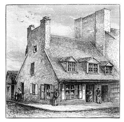 Altes französisches Haus, Quebec, Kanada, 1900 von A. Forsyth