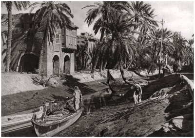 Serai Creek, Basra, Irak, 1925 von A. Kerim