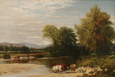 Die Furt, 1856 von Aaron Draper Shattuck