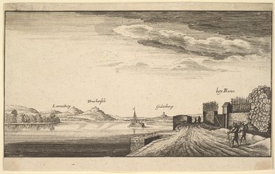 Der Rhein bei Bonn, Kopie, 1625-77 von Abraham Aubri