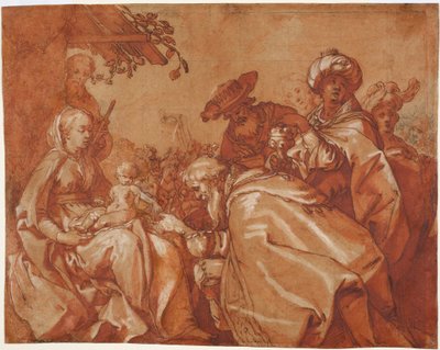 Die Anbetung der Könige von Abraham Bloemaert