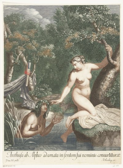 Alpheus und Arethusa von Abraham Bloteling
