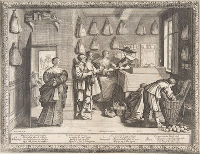 Arbeitsamt, ca. 1633 von Abraham Bosse