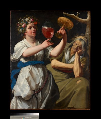Allegorie der Freude und Melancholie, 1628 von Abraham Janssens
