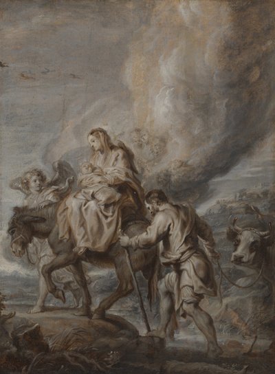 Die Flucht nach Ägypten von Abraham Jansz. van Diepenbeeck