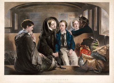 Die Abreise Zweite Klasse von Abraham Solomon