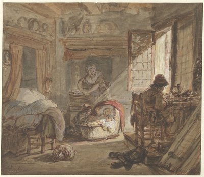 Interieur mit Familie von Abraham van Strij (I)