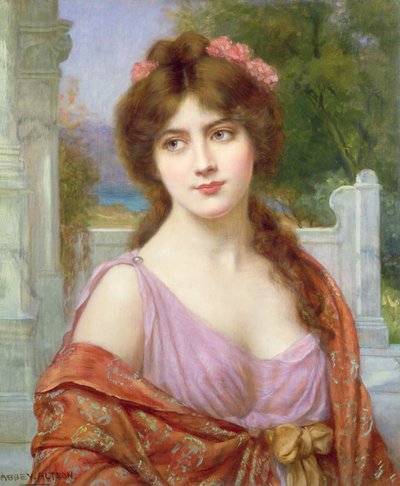 Mädchen in römischem Kostüm von Aby Altson