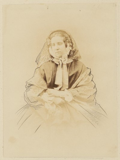 [Halbporträt einer Dame] von Achille Devéria