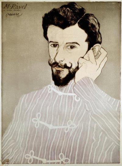 Maurice Ravel von Achille Ouvré