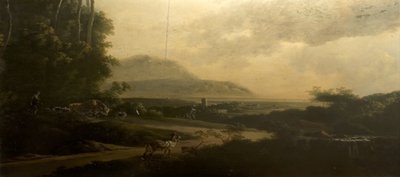 Landschaft mit einer kurvenreichen Straße von Adam Pynacker