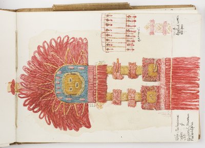 Skizzenbuch mit Aquarellen und Zeichnungen von Adela Breton