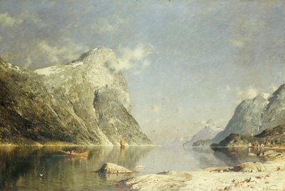 Eine Fjordszene von Adelsteen Normann