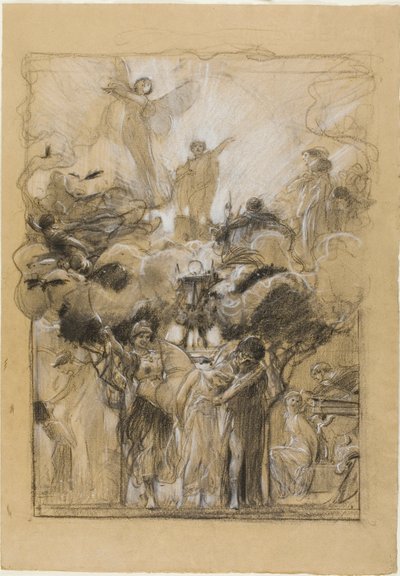 Gruppenkomposition aus Fantasia Enchained von Adolf Hiremy Hirschl