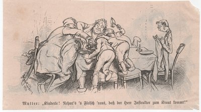 Glücklicher Lehrer von Adolf Oberländer