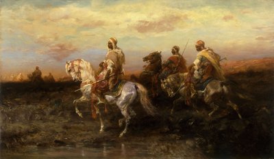 Arabische Reiter von Adolf Schreyer