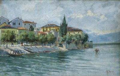 Landschaft am Lago Maggiore von Adolfo Polaroli