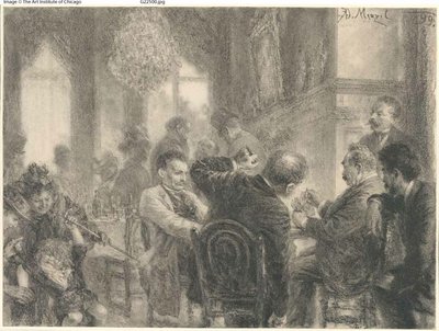 Das Kartenspiel von Adolph Menzel