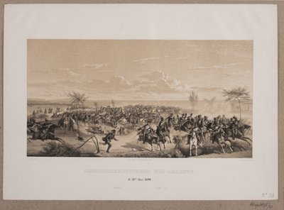 Die Kavallerie-Schlacht bei Aarhus von Johan Adolph Kittendorff