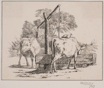 Das Huhn und die Kuh von Johan Adolph Kittendorff