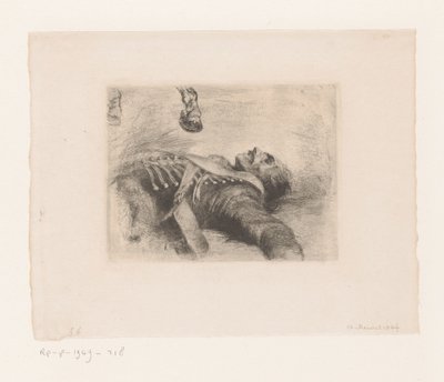 Toter Husar von Adolph Menzel