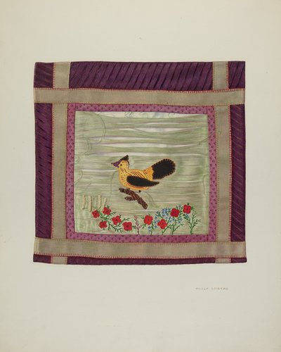 Applikationsdeckendetail, 1941 von Adolph Opstad