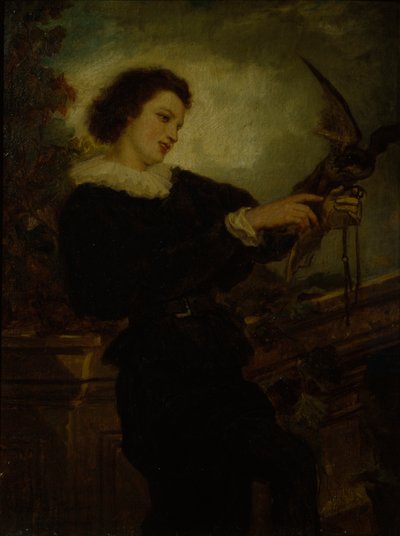 Der Falkner von Adolph Tidemand