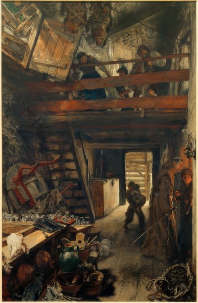 Küche in Hofgastein von Adolph Menzel