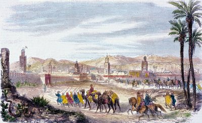 Marrakesch, Marokko von Adolphe (after) Rouargue