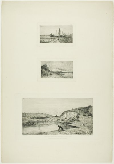 Eine Klippe in der Gemeinde Rix von Adolphe Appian