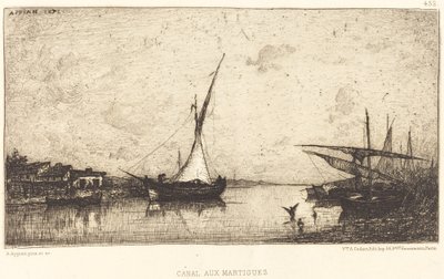 Kanal bei Martiques von Adolphe Appian