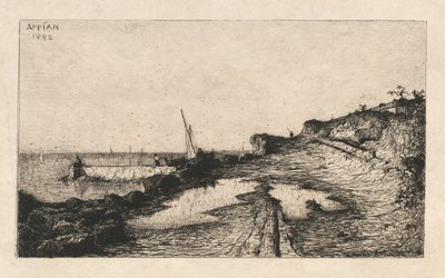 Umgebung von Carqueronne Environs de Carqueronne, 1882 von Adolphe Appian