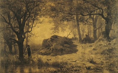 Teich am Waldrand von Adolphe Appian