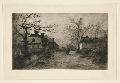 Rue du Village d von Adolphe Appian