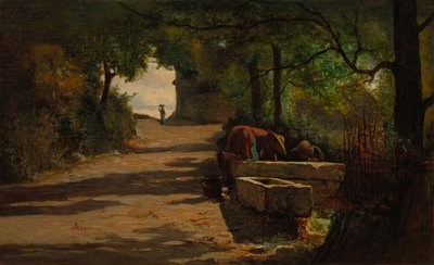 Brunnen an der Straßenseite von Adolphe Appian