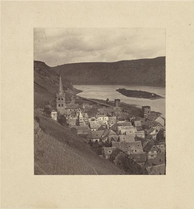 Blick auf den Rhein von Adolphe Braun