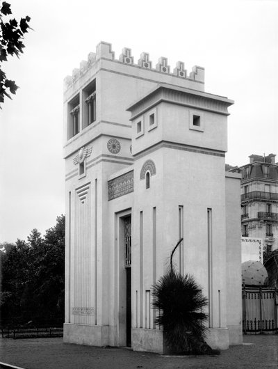 Assyrisches Haus, Weltausstellung, Paris, 1889 von Adolphe Giraudon