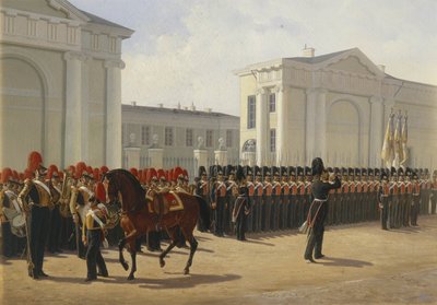 Das Leibgarde Izmailovo Regiment, 1846 von Adolphe Ladurner